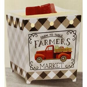 Fusion Ceramic Full Size Wax Warmer Farmers Market Electric NIB